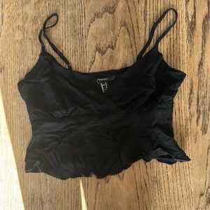 Forever 21 Black Crop Top